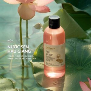 Bigsize - Nước sen Hậu Giang (toner) giúp phục hồi đa nhiệm cho da rất nhạy cảm Cocoon 310ml - Special Deal